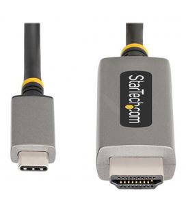 Cable usb tipo c a hdmi startech 2m - macho - macho - gris