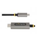 Cable usb tipo c a hdmi startech 2m - macho - macho - gris