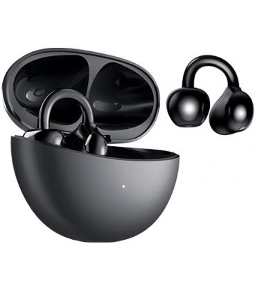 Auriculares bluetooth honor choice earbuds clip con estuche de carga/ autonomía 7h/ negros