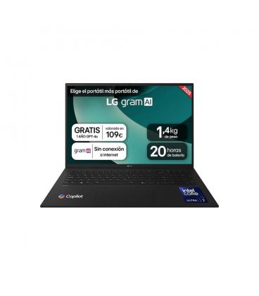Portatil lg 17zd90t - g.ax88b u7 - 255h - 32gb - ssd 1tb - 17 pulgadas - freedos