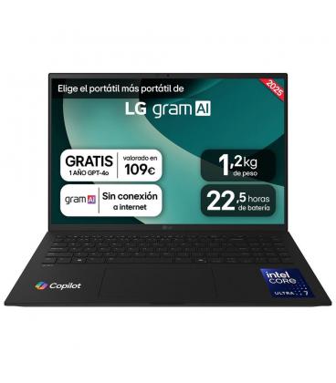 Portatil lg 16zd90t - g.ax88b u7 - 255h - 32gb - ssd 1tb - 16 pulgadas - freedos
