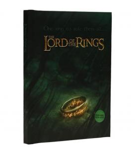 Libreta sd toys el señor de los anillos un anillo para gobernarlos a todos con luz