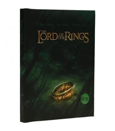 Libreta sd toys el señor de los anillos un anillo para gobernarlos a todos con luz