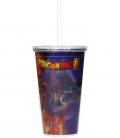 Vaso lenticular 3d dragon ball super battle of gods