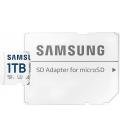 Tarjeta de Memoria Samsung EVO Plus 2024 1TB microSD XC con Adaptador/ Clase 10/ 160MBs