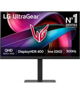 Monitor gaming lg ultragear g6 27g640a-b 27'/ qhd/ multimedia/ 1ms/ 300hz/ ips/ regulable en altura/ negro