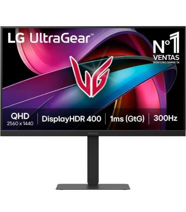 Monitor gaming lg ultragear g6 27g640a-b 27'/ qhd/ multimedia/ 1ms/ 300hz/ ips/ regulable en altura/ negro