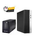 OFERTA OC-4044 + SAI-027 - Combo Ordenador Reacondicionado SFF HP Prodesk 400 g5/i5-8th/16Gb/256GB M2/W11 Pro + SAI phasak 600va
