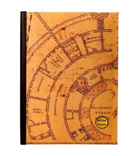 Libreta sd toys harry potter mapa merodeador con luz
