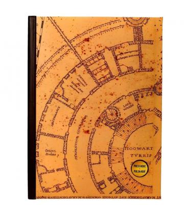 Libreta sd toys harry potter mapa merodeador con luz