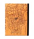 Libreta sd toys harry potter mapa merodeador con luz