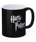 Taza sd toys harry potter logo ceramica negra