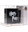 Taza sd toys harry potter logo ceramica negra