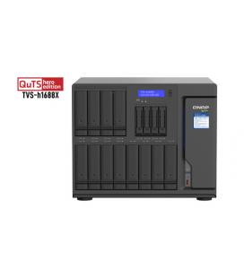 Servidor nas qnap tvs - h1688x - w1250 - 32g 16 bahias gigabit ethernet