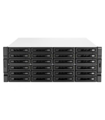 Servidor nas qnap ts - h3087xu - rp - e2378 - 64g 30 bahias 4u rack 64gb gigabit ethernet