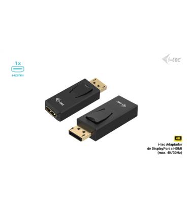 Adaptador displayport a hdmi i - tech macho - hembra