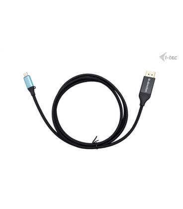 Cable displayport a usb tipo c i - tec 1.5m - macho - macho - negro