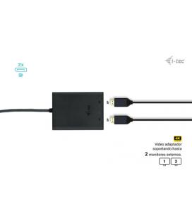 Adaptador usb tipo c a displayport i - tec macho - hembra - negro