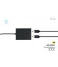 Adaptador usb tipo c a displayport i - tec macho - hembra - negro