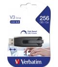 Memoria usb 3.0 verbatim v3 256gb negro