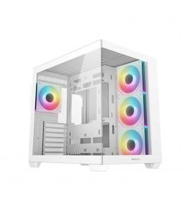 Caja ordenador gaming deepcool cg530 atx rgb cristaltemplado blanca