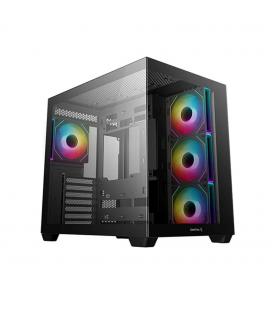 Caja ordenador gaming deepcool cg530 atx rgb cristaltemplado negra
