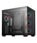 Caja ordenador gaming deepcool cg530 atx rgb cristaltemplado negra