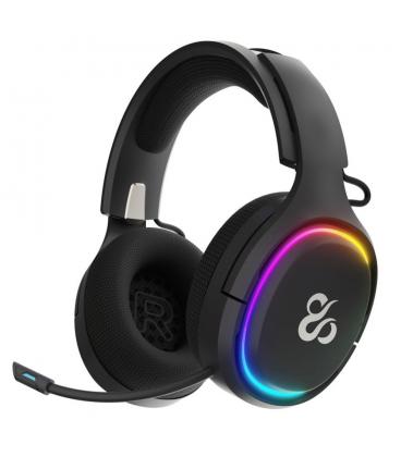 Auriculares gaming newskill aton v2 inalambrico rgb negro