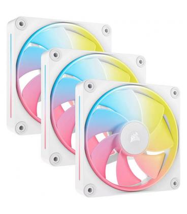 Ventilador caja corsair lx120r icuelink rgb 3 x 120mm blanco
