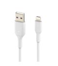 Cable lightning a usb tipo a belkin 1m - macho - macho - blanco
