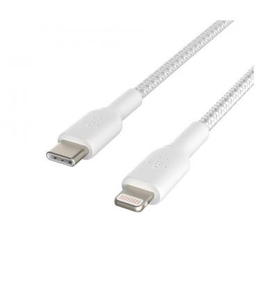 Cable lightning a usb tipo c belkin 1m - macho - macho - blanco