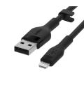 Cable lightning a usb tipo a belkin 1m - macho - macho - negro