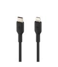 Cable lightning a usb tipo c belkin 1m - macho - macho - negro