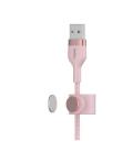 Cable usb tipo c a usb tipo a belkin 1m - macho - macho - rosa