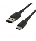 Cable usb tipo c a usb tipo a belkin 0.15m - macho - macho - negro