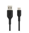 Cable usb tipo c a usb tipo a belkin 0.15m - macho - macho - negro