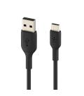 Cable usb tipo c a usb tipo a belkin 0.15m - macho - macho - negro