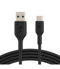 Cable usb tipo c a usb tipo a belkin 0.15m - macho - macho - negro