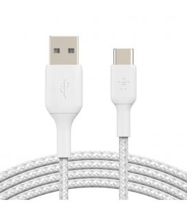 Cable usb tipo c a usb tipo a belkin 2m - macho - macho - blanco