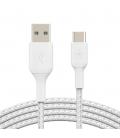 Cable usb tipo c a usb tipo a belkin 2m - macho - macho - blanco