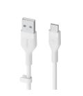 Cable usb tipo c a usb tipo a belkin 2m - macho - macho - blanco