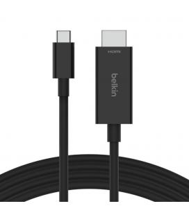 Cable usb tipo c a hdmi belkin 2m - macho - macho - negro