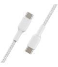 Cable usb tipo c belkin 1m - macho - macho - blanco
