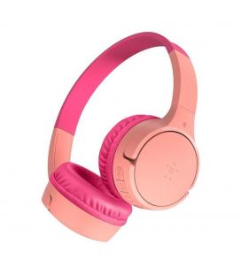 Auriculares belkin aud002btbpkv3 inalambrico rosa kids