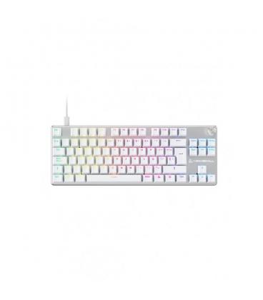 Teclado gaming newskill serike tkl v2 rgb blanco