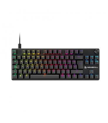 Teclado gaming newskill serike tkl v2 rgb negro