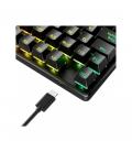 Teclado gaming newskill serike tkl v2 rgb negro