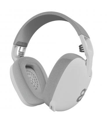 Auriculares gaming newskill bael ivory inalambrico blanco