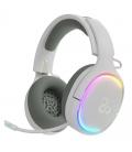Auriculares gaming newskill aton v2 ivory inalambrico rgb blanco