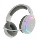 Auriculares gaming newskill aton v2 ivory inalambrico rgb blanco